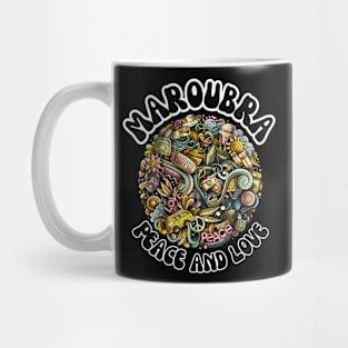 MAROUBRA - PEACE AND LOVE Mug